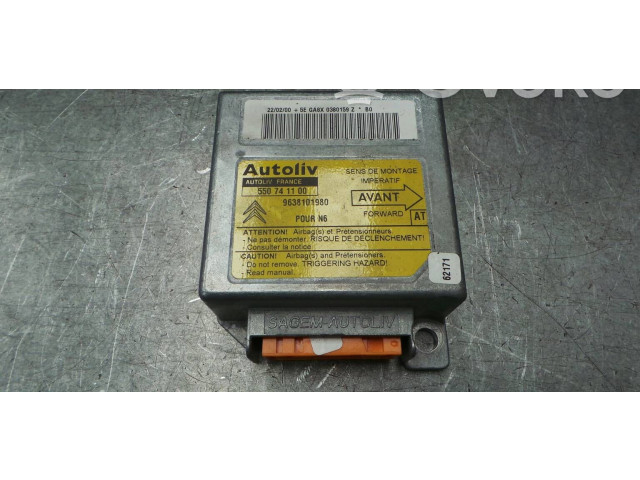 Блок подушек безопасности 9638101980, 1805040 Citroen Xsara