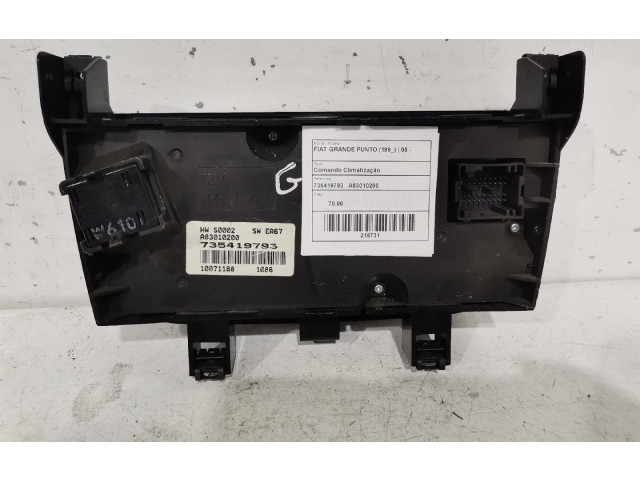 Блок управления климат-контролем 735419793, A83010200 Fiat Grande Punto