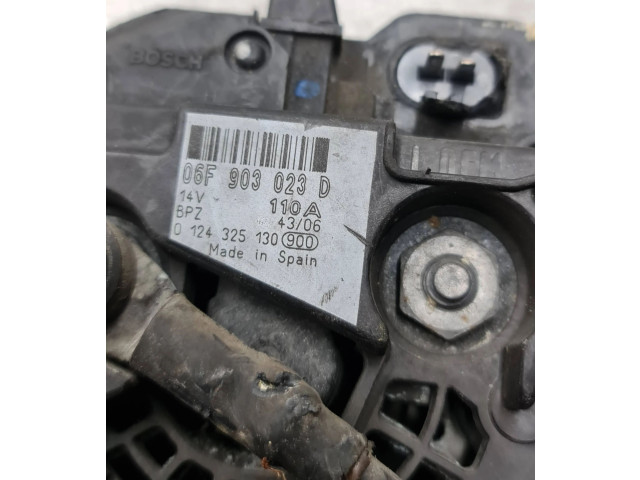 Генератор 0124325130, 06F903023D Volkswagen Caddy