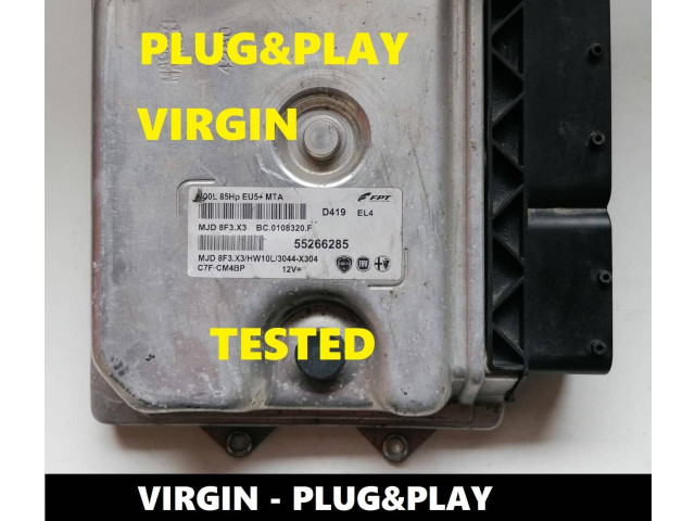 Блок управления двигателем Блок управления 55266285, MJD8F3X3 Fiat 500L