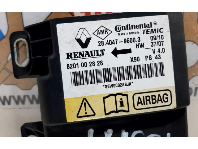 Блок подушек безопасности 8201002828, 135779 Dacia Logan I