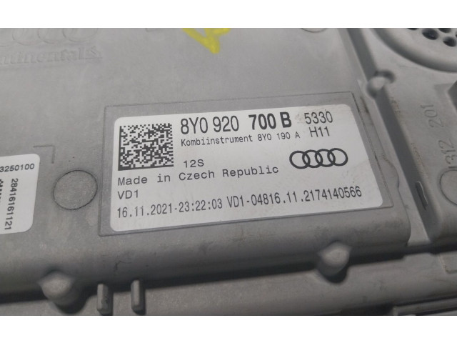 Панель приборов 8Y0920700B, 8Y0920700B Audi A3 8Y