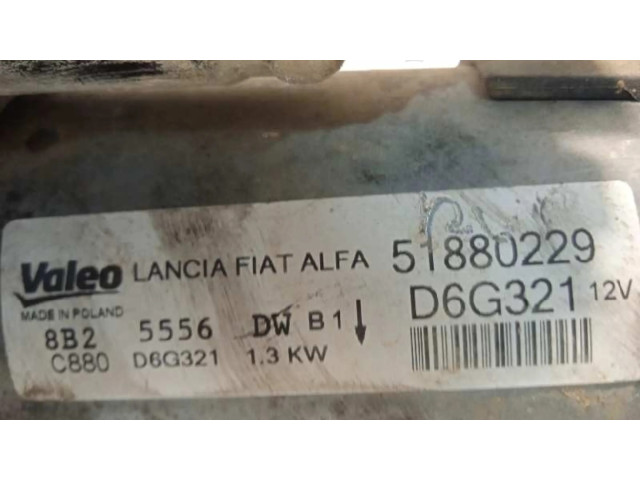 Стартер 51880229, D6G321 Fiat Fiorino