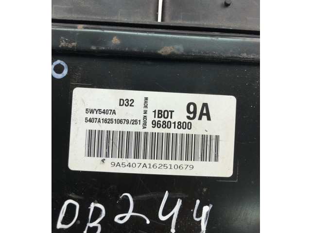 Блок управления двигателем Блок управления 96801800   Chevrolet Matiz