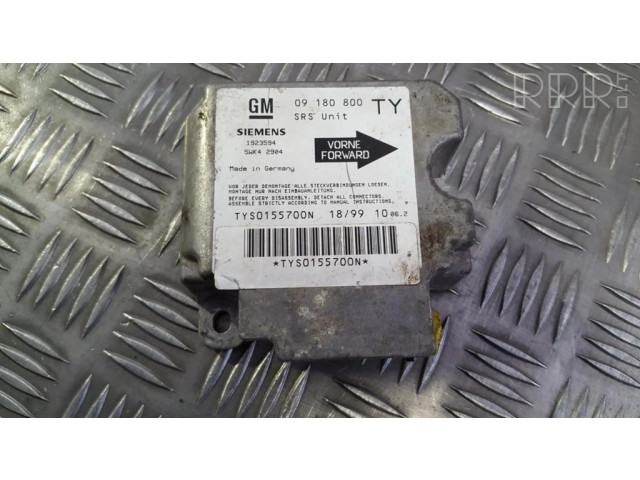 Блок подушек безопасности 09180800TY, 09180800  GM09180800TY  G   Opel Vectra B