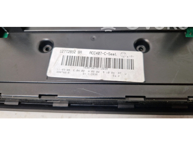 Блок управления климат-контролем 12772892 Saab 9-3 Ver2