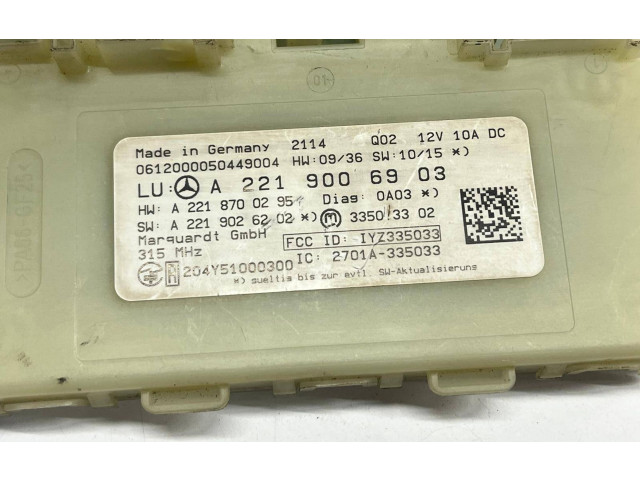 Блок управления A2219006903, A2218700295   Mercedes-Benz CL C216