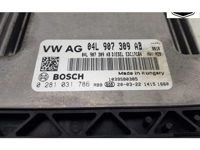 Řídící jednotka 04L907309AB, 04L907309AB   Volkswagen Caddy 2020