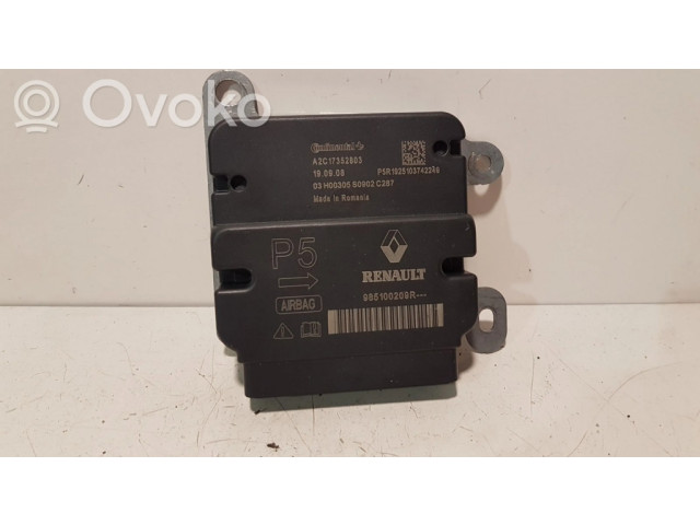 Блок подушек безопасности A2C17352803, 985100209R Dacia Duster