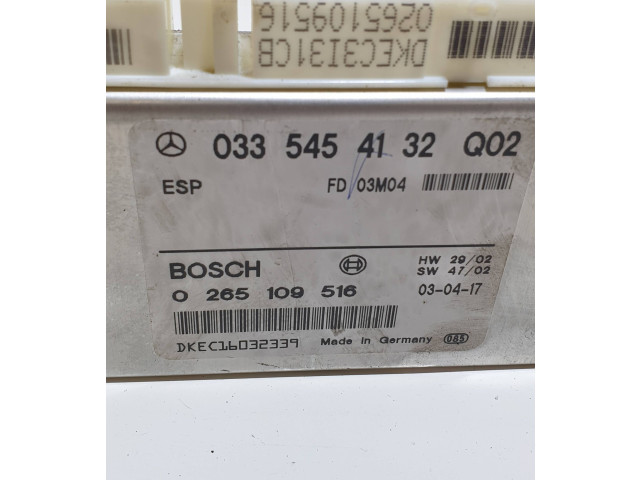 Блок управления АБС 0265109516, 0335454132   Mercedes-Benz E W211