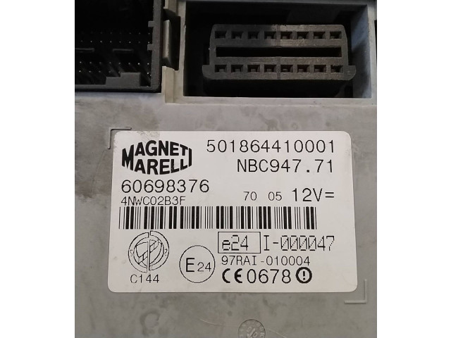 Блок комфорта 60698376, 501864410001 Alfa Romeo GT