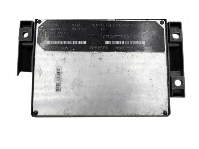Блок управления двигателя 9639587680, 9640900080 Peugeot 306