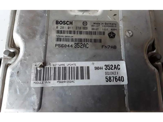 Řídící jednotka    Jeep Cherokee III KJ 