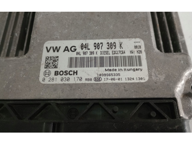 Řídící jednotka 04L907309K, 0281030170   Volkswagen Tiguan 2008