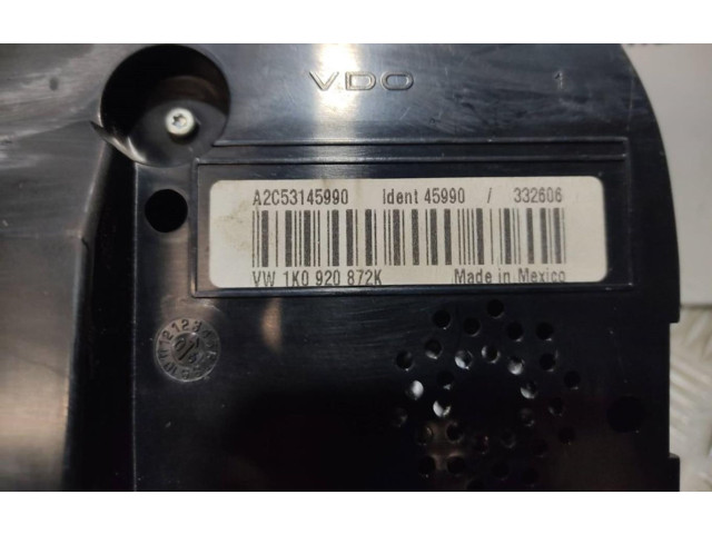 Панель приборов 1K0920874B   Volkswagen Jetta V       