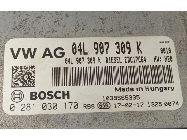 Řídící jednotka 04L907309K Volkswagen Caddy 2017
