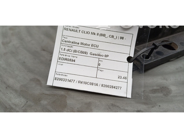 Řídící jednotka 8200331477, 8200284277   Renault Clio II 