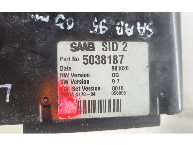 Дисплей 5038187, 981020 Saab 9-5