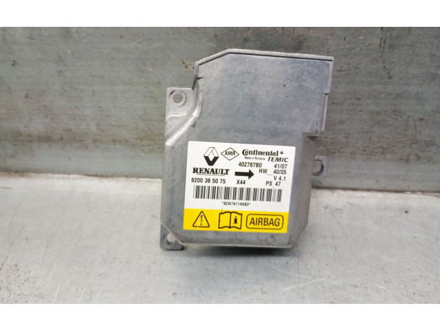 Блок подушек безопасности 8200385075, 8200385075 Renault Twingo II