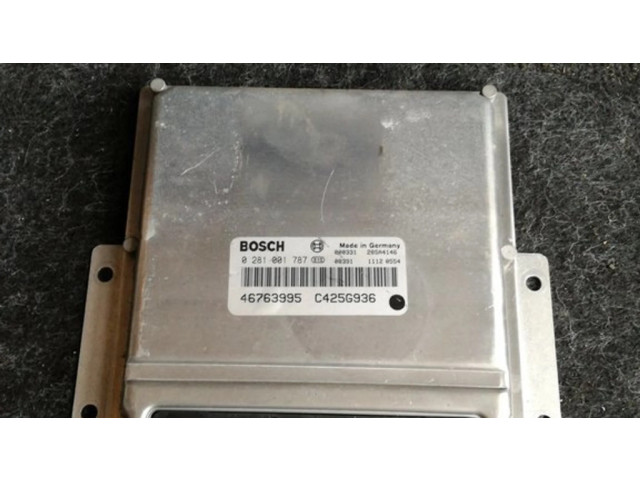 Блок управления двигателя 0281001787 Alfa Romeo 166