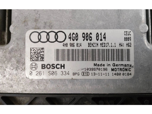 Блок управления двигателя 4G0906014, 4H0906014   Audi A6 S6 C7 4G