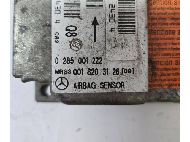 Блок подушек безопасности 0018203126, 0285001222 Mercedes-Benz A W168