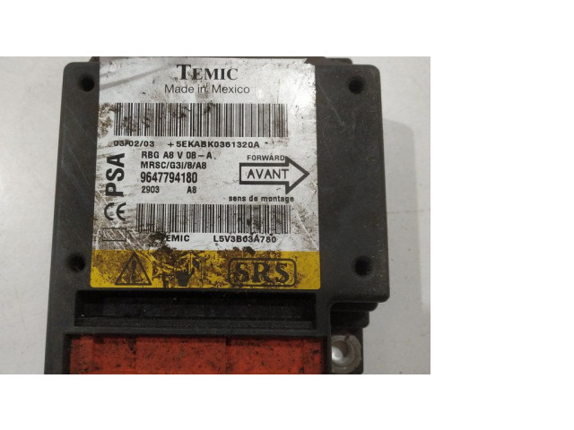 Блок подушек безопасности 9647794180, 2903A8   Citroen C3