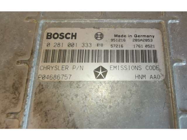 Řídící jednotka 0281001333, P04686757 Chrysler Voyager 1999