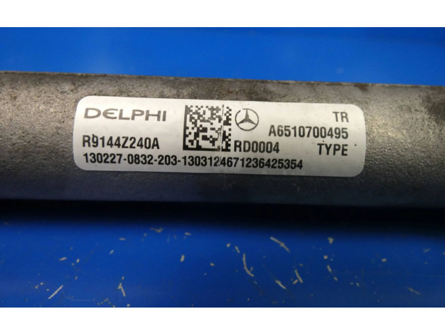 Vstřikovací lišta A6510700495, R9144Z240A Mercedes-Benz A W176 651.901