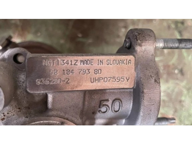 Turbodmychadlo Турбина 9818479380, 8362502 Peugeot 208 1.2