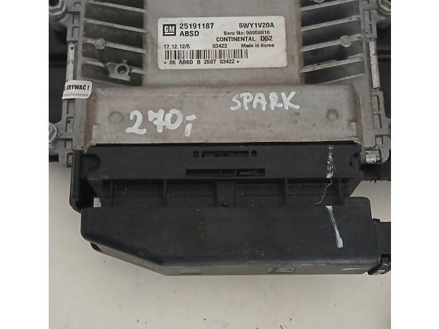 Блок управления двигателем Блок управления 25191187   Chevrolet Spark
