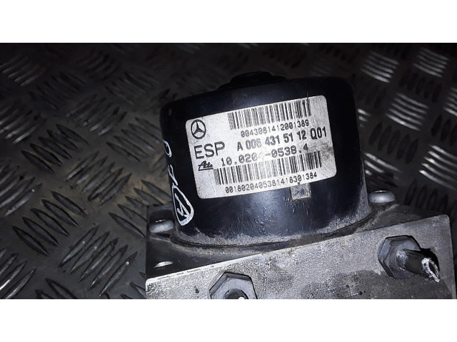 Jednotka ABS a0375454732 Mercedes-Benz C W204 2008
