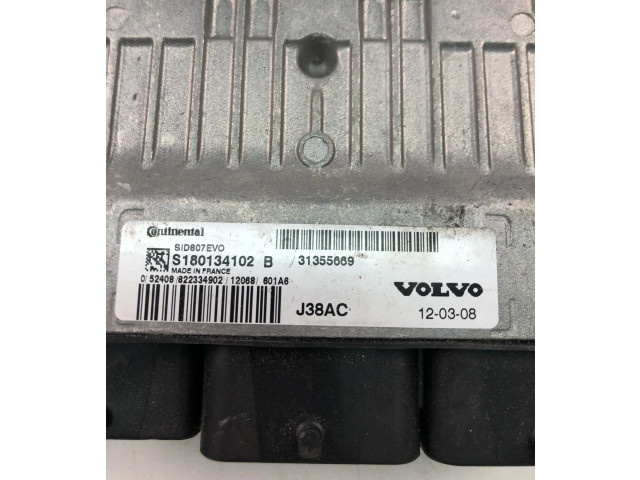 Блок управления двигателем Блок управления 31355669, S180134102B   Volvo V70