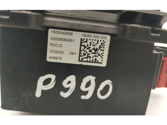 Pojistková skříňka A2229062901, P990 Mercede-Benz S W222 2015