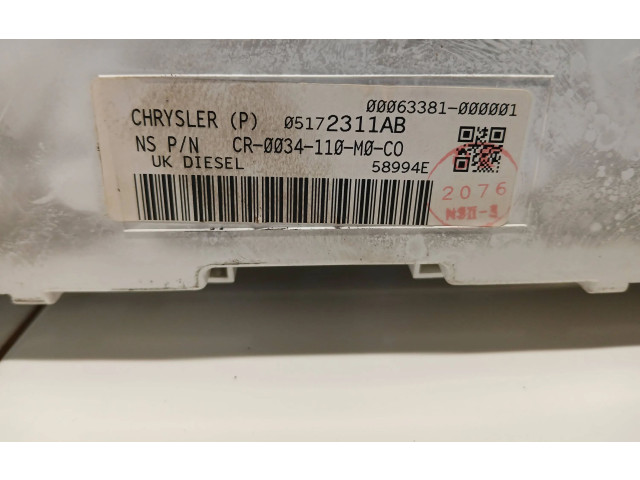 Панель приборов 05172311AB, 05172211AB Jeep Grand Cherokee (WK)