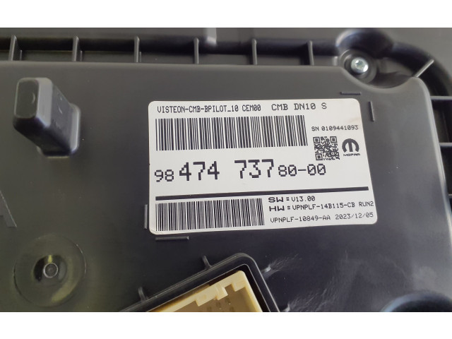 Панель приборов 9847473780, 984747378000 Jeep Avenger