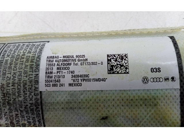 Подушка безопасности в сиденье 5C0880241, 5C0880241 Volkswagen Jetta VI