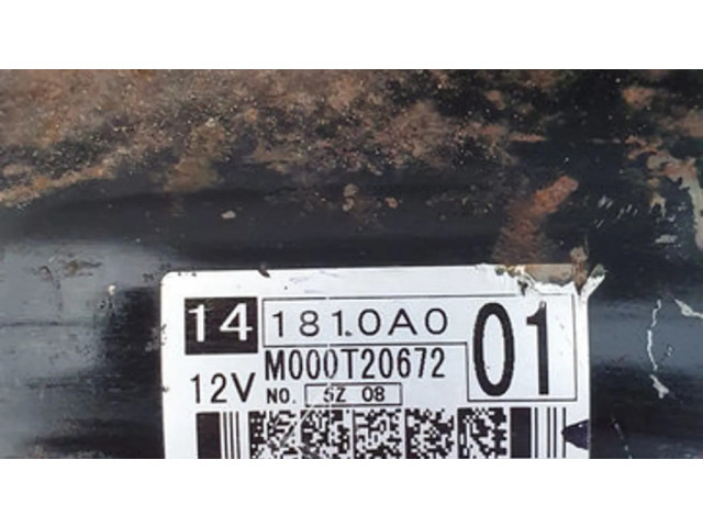 Стартер 1810A001, M000T20672 Mitsubishi Outlander