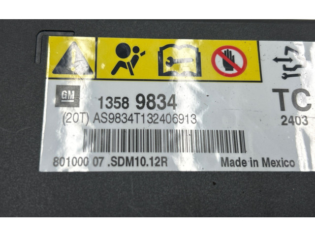 Блок подушек безопасности 13589834, 80100007   Chevrolet Camaro