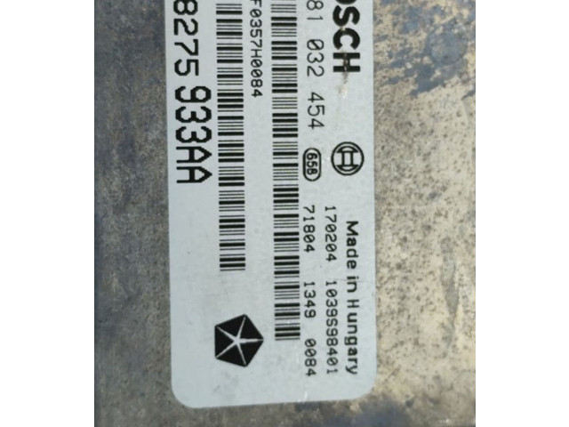 Блок управления двигателя 0281032454   Jeep Wrangler