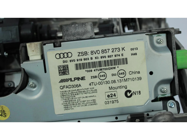 Дисплей 8V0857273K Audi A3 S3 A3 Sportback 8P