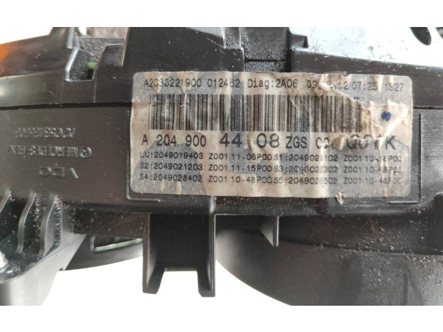 Přístrojová deska Mercedes-Benz C W204 2011 A2049004408, 2049021203