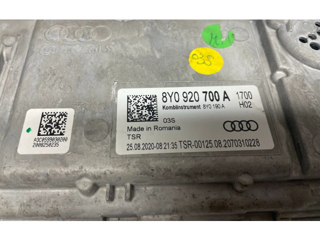 Панель приборов 8Y0920700A, 8Y0920700A Audi A3 8Y