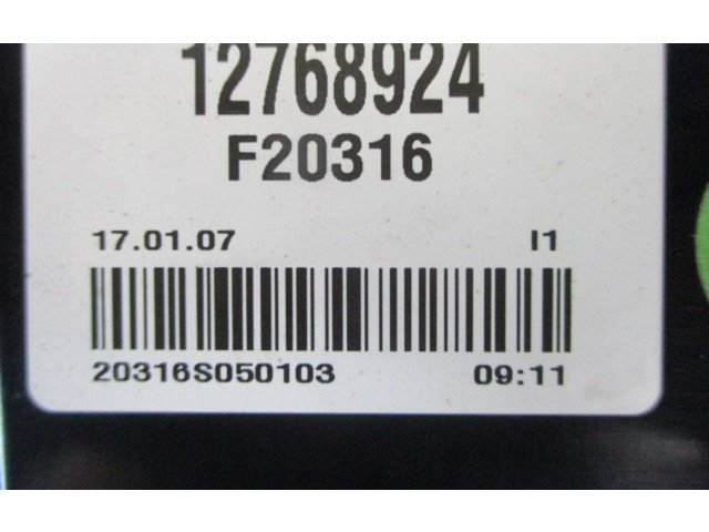 Блок управления климат-контролем 12768924, 12768924   Saab 9-5