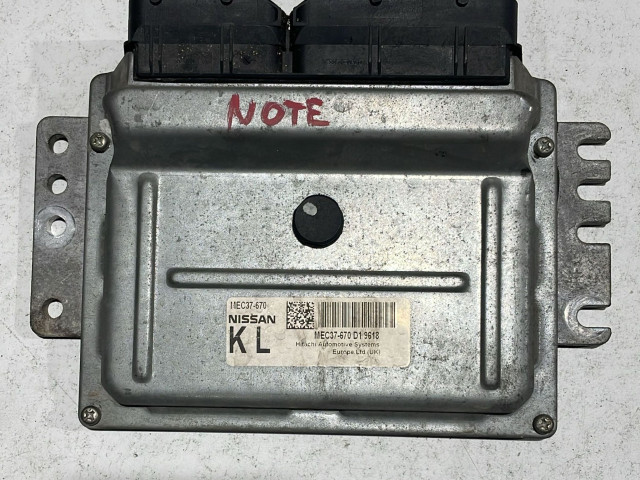 Řídící jednotka MEC37-670, MEC37-670 Nissan Note (E11) 2009