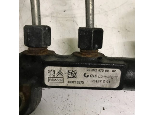 Топливная рампа 9685297580, 103210375   Citroen C3 Picasso 1.6  для двигателя .