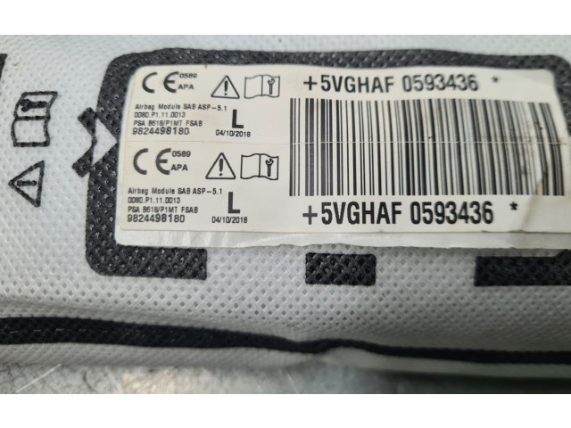 Подушка безопасности в сиденье 9824498180 Citroen C3 Aircross