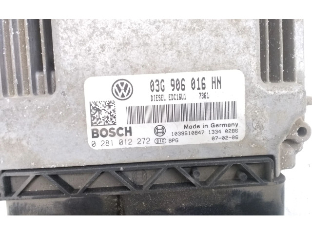 Řídící jednotka 03G906016HN, 0281012272   Volkswagen Caddy 2007