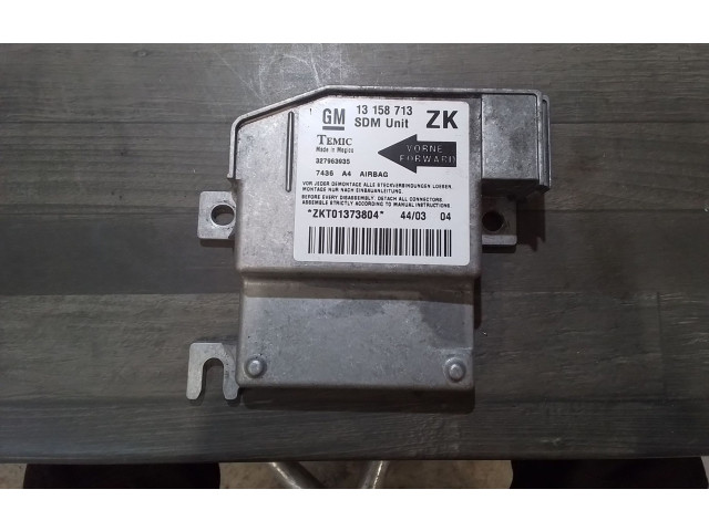 Блок подушек безопасности 13158713   Opel Meriva A
