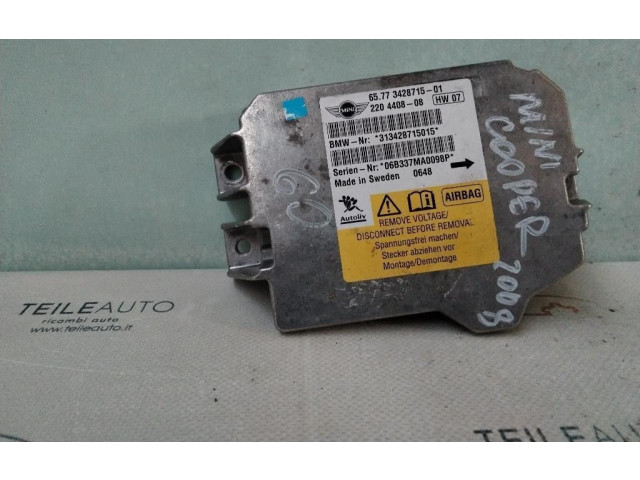 Блок подушек безопасности 65773428715-01, 65773428715-01   Mini One - Cooper Coupe R56